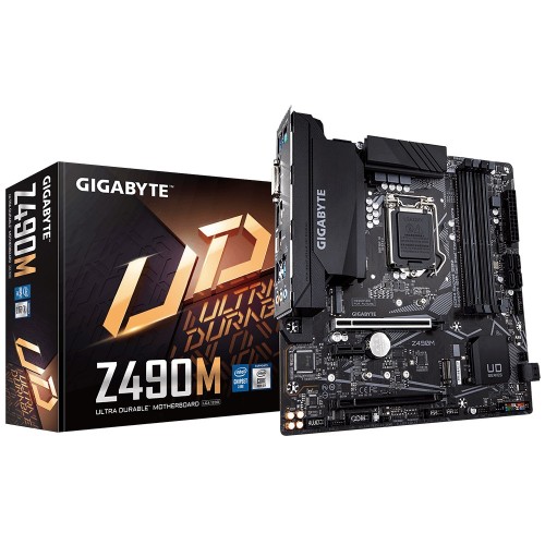 Gigabyte Z490M DDR4 10th Gen Intel LGA1200 Socket Micro ATX Mainboard