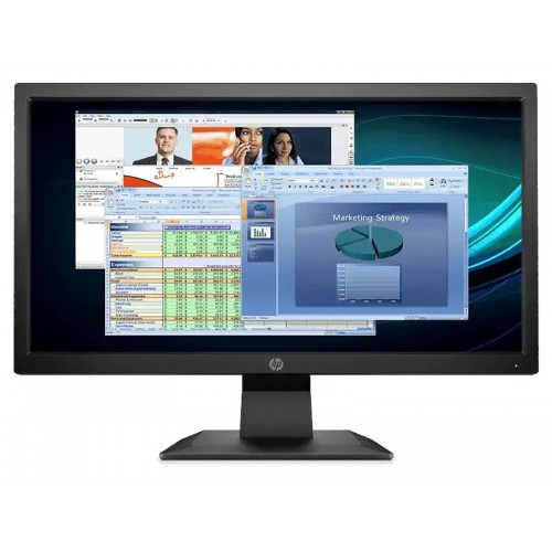HP P204v 195 Inch HD LED Monitor HDMI VGA