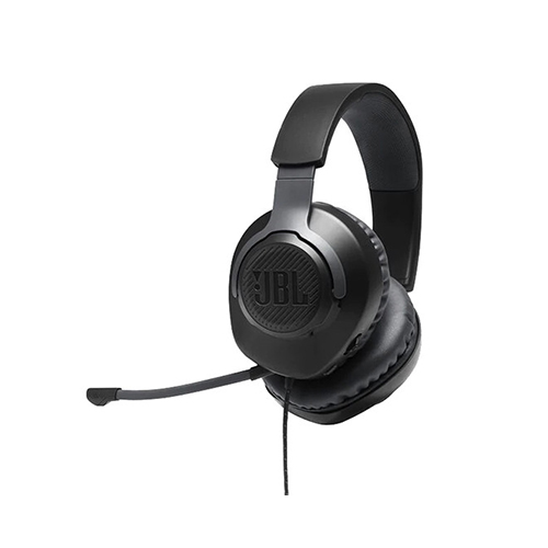 JBL Quantum 100 Wired Over-Ear Gaming Headset Black